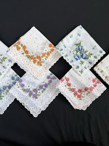 Floral Handkerchief Lot