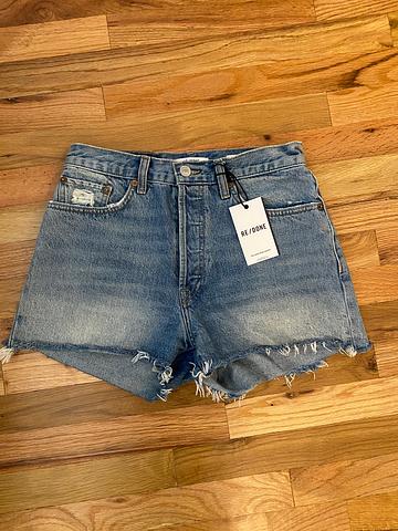 70’ high rise Denim shorts