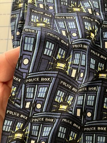Dr. Who Tardis Jersey Knit