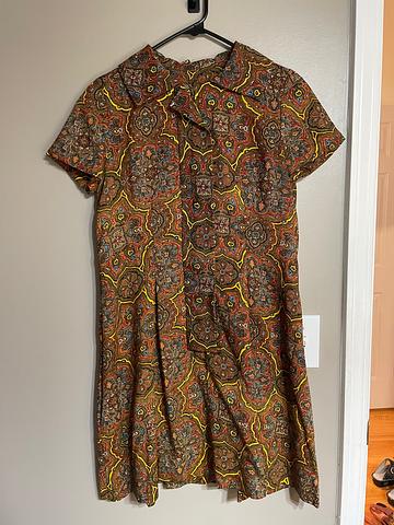 Zip up front dress