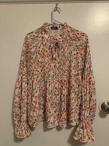 Floral button up shirt