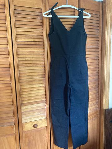 Slate Tie Strap Coveralls