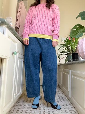 Cotton Cable Knit Sweater