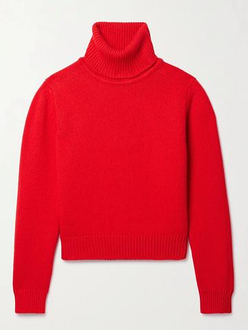 &daughter Wool Red Turtleneck Sweater
