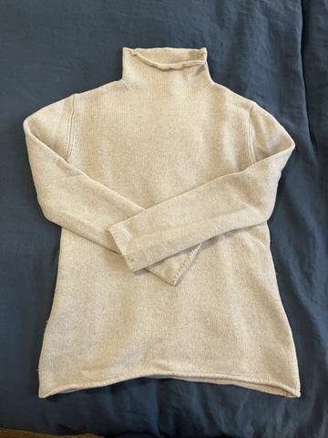 Wool rollneck sweater