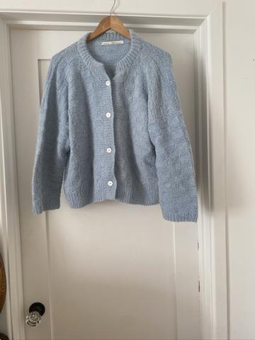 Lupe Cardigan in baby blue
