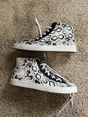 Snake Print High Tops