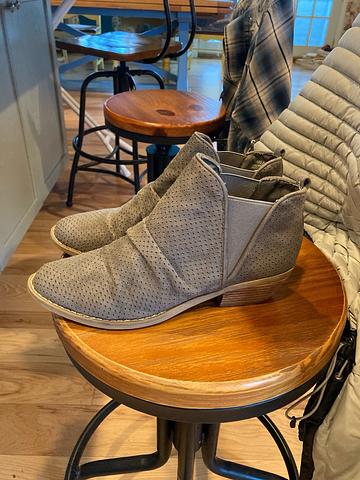 Grey booties
