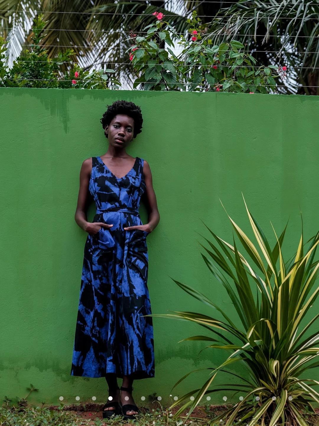 Osei-Duro - Torium Dress in Rorschach - Lucky Sweater