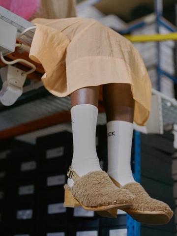 Shearling Clogs