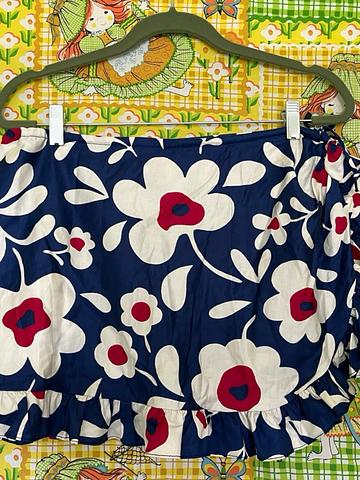 Tropical vacation floral skorts