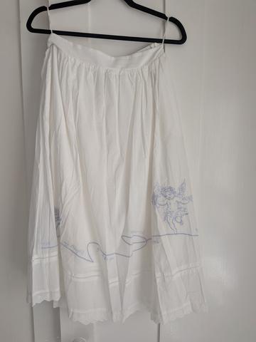 NWT White Cotton Skirt