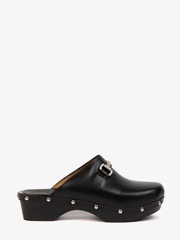 horsebit clog