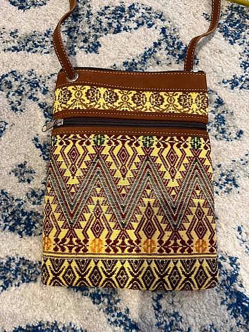 Backstrap woven purse