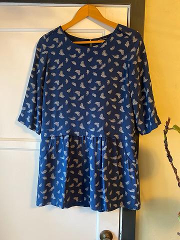 Dropped waist silk dresses