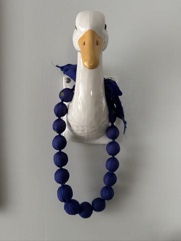 Fabric (silk) necklace
