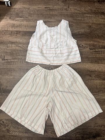Embroidered Linen Set
