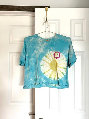 Cropped Boxy Tie Dye