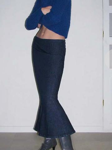 Emanuel Denim Skirt