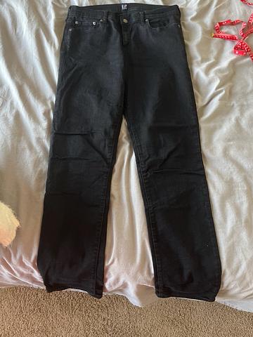 Stretchy black jeans