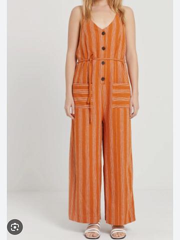 linen blend jumpsuit