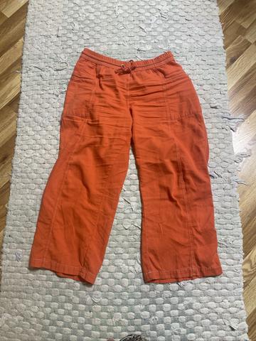 Wide leg cotton gauze pants