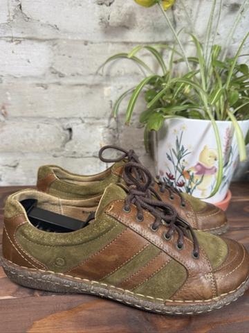 leather sneakers