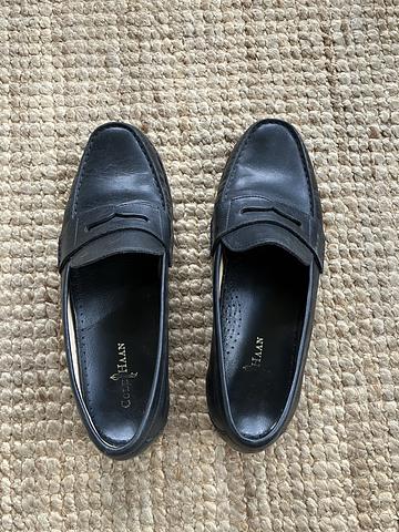 Black Leather Loafers