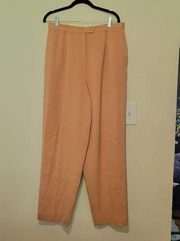 trousers pink silk