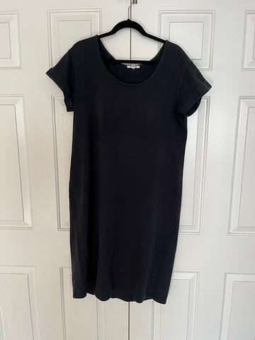 Roll Sleeve T-shirt Dress
