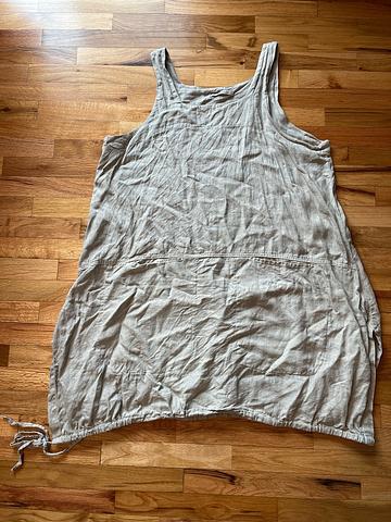 Linen Flowy Pinafore