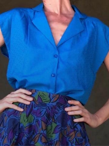 Blue blouse