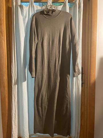 Long Mock Neck Dress