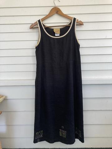 Black Linen Dress
