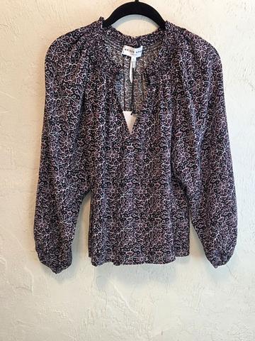 Esparta Top In Night Garden Black