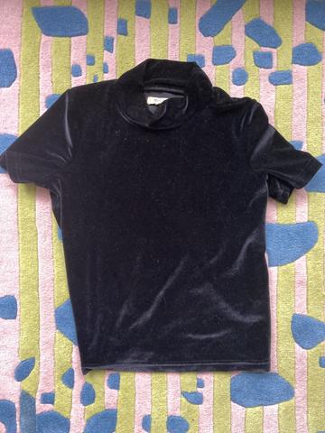 Velvet Mockneck