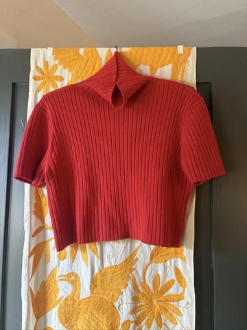 mockneck sweater