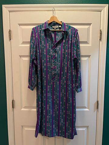 1980’s Sehrader Sport Shirt Dress