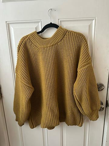 Michaela Greg Mustard Jumper