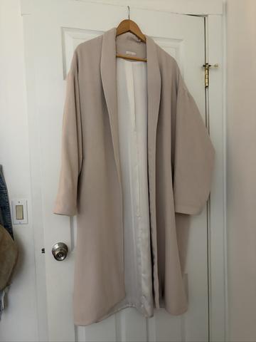 Angora Cashmere Wrap Coat