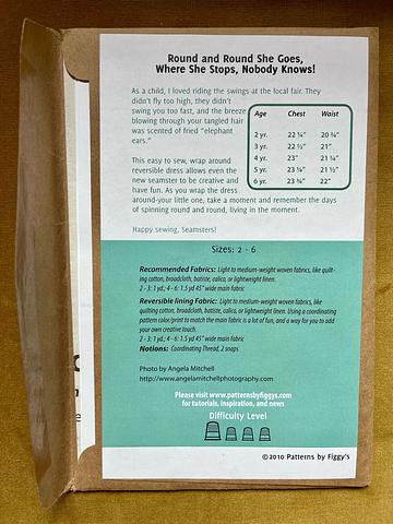Mary Go ‘Round dress sewing pattern