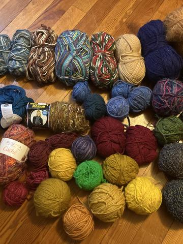 Random yarn collection