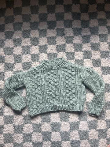 Green sweater