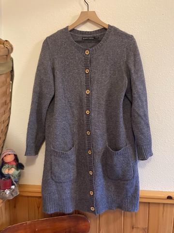 Alpaca long cardigan