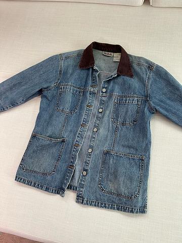 Denim chore coat