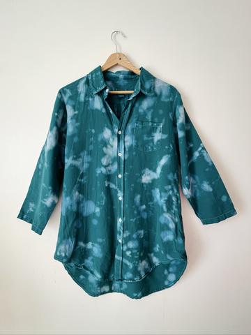 Suay-dyed Linen Top