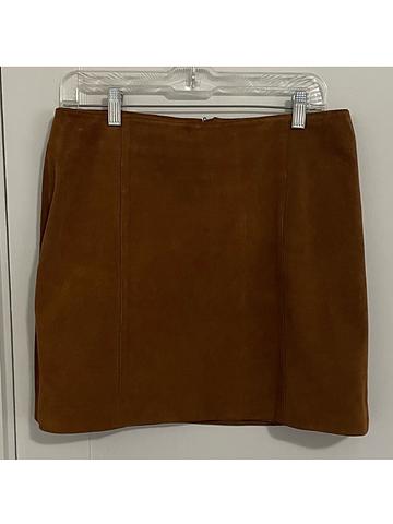 Genuine Suede Mini Skirt