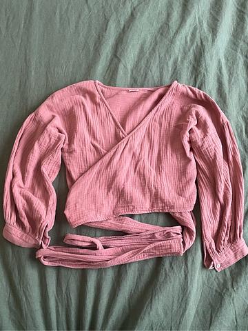 Cotton Gauze Wrap Top