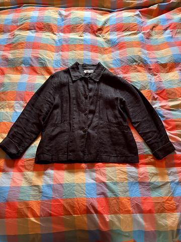 Black Linen Jacket