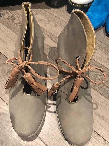 Suede booties